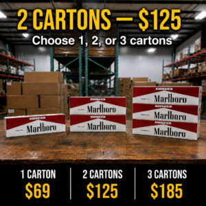 【Limited-time offer!】Marlboro Reds, 2-Cartons